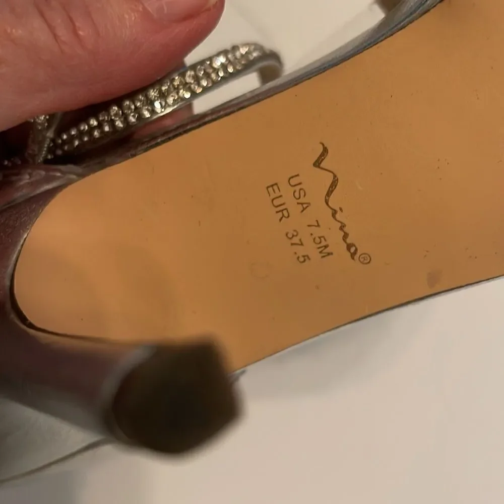Nina Glitzy Evening Heels